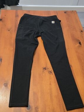 Carhartt Force Utility Leggings Black Womens SZ S Fitted Work Pants Gorpcore EUC